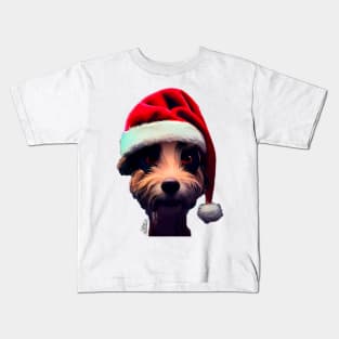 Christmas Funny dog Kids T-Shirt